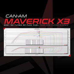 Evolution Powersports - Tuning - 2021-'23 Can-Am Maverick X3 Turbo RR P43R-325 Turbo Upgrade With MG1 ECU Unlock & Flex Fuel CodeShooter Power Flash