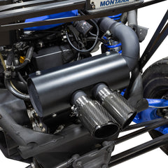 Evolution Powersports - Exhaust - Magnus 3 Inch Twin Rear Exit Full Exhaust System for Can-Am Maverick X3