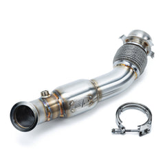 Evolution Powersports - Exhaust - EVP Racing 3 Inch Down Pipe with Bullet Muffler for Can-Am Maverick R
