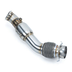 Evolution Powersports - Exhaust - EVP Racing 3 Inch Down Pipe with Bullet Muffler for Can-Am Maverick R
