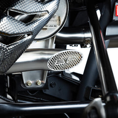 Evolution Powersports - Exhaust - EVP Racing Shocker Electric Side-Dump Down Pipe with Bullet Muffler for Can-Am Maverick R