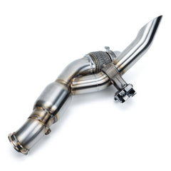 Evolution Powersports - Exhaust - EVP Racing Shocker Electric Side-Dump Down Pipe with Bullet Muffler for Can-Am Maverick R