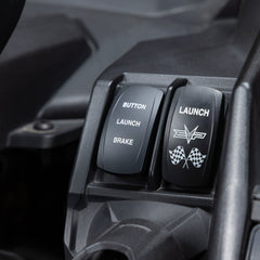 Evolution Powersports - Tuning - Can-Am Maverick X3 Steering Wheel Launch Button for EVP Launch Control & RLC/Anti-Lag