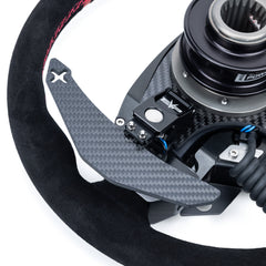 Evolution Powersports - Body Accessories - EVP.MOde Multifunction Steering Wheel with Carbon Fiber Paddles and Quick-Release Hub Adapter Kit for Can-Am Maverick R