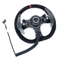 Evolution Powersports - Body Accessories - EVP.MOde Race Steering Wheel With PTT or Launch Control Buttons for Can-Am Maverick R