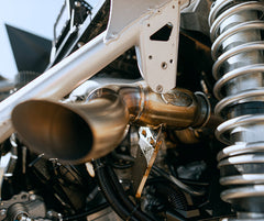 Evolution Powersports - Exhaust - Can Am Maverick X3 3" Bazooka Race Pipe with Bullet Muffler Exhaust