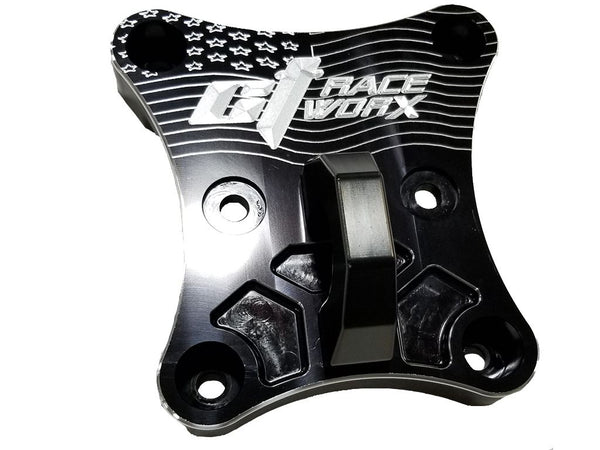 Evolution Powersports - Suspension - Can-Am Maverick X3 Bullet Proof Radius Rod Plate with Tow Ring by CT Race Worx
