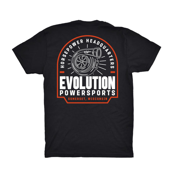 Evolution Powersports - Horsepower Headquarters T-Shirt - Black