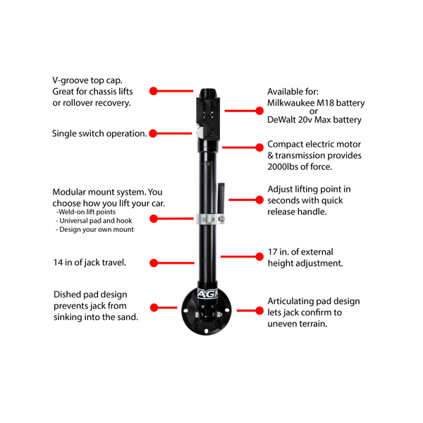 Evolution Powersports - Tools & Maintenance - AGM Electric Jack