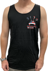 5150 Mens Tank Top - Black with RWB Logo