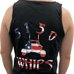 5150 Mens Tank Top - Black with RWB Logo