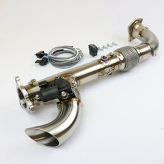 Evolution Powersports - Exhaust - Polaris RZR Turbo R/Pro S & Pro XP Shocker Electric Cutout Exhaust