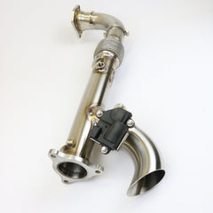 Evolution Powersports - Exhaust - Polaris RZR Turbo R/Pro S & Pro XP Shocker Electric Cutout Exhaust