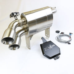 Evolution Powersports - Exhaust - Can-Am Maverick X3 Captain's Choice Electric Cut Out Exhaust