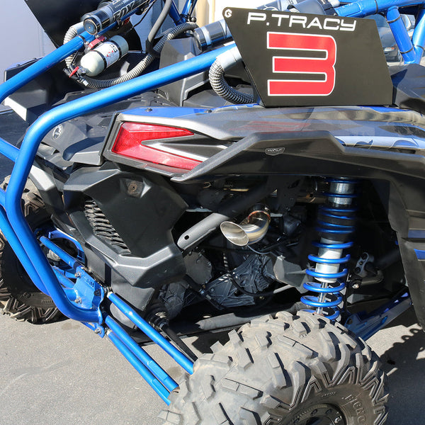 Evolution Powersports - Exhaust - Can-Am X3 "SHOCKER" Electric Side Dump Race Bypass Pipe